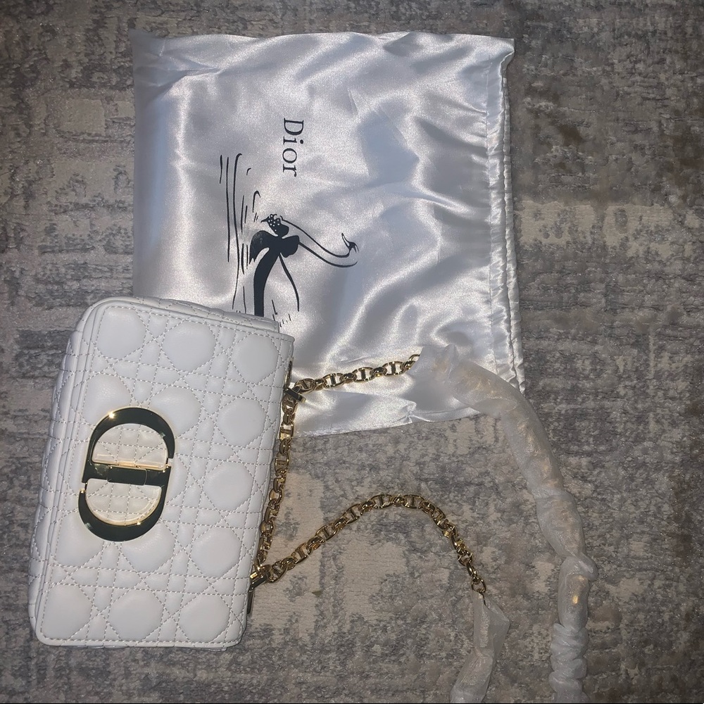 White purse